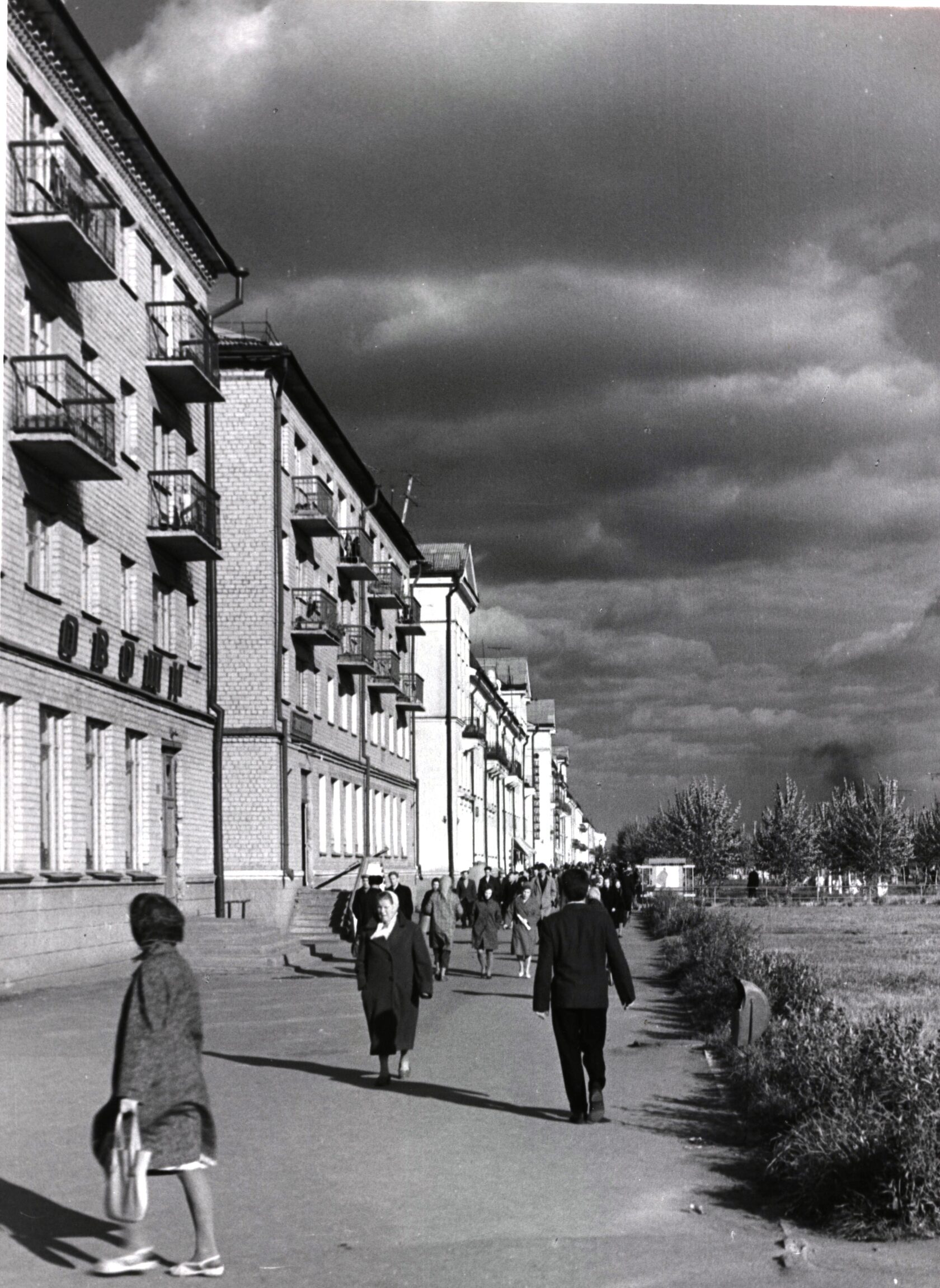 Улица Жданова (ныне ул. Ленина). 1960-е гг.