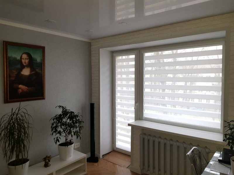 Римские шторы на кухне в хрущевке - 4sofa.ru