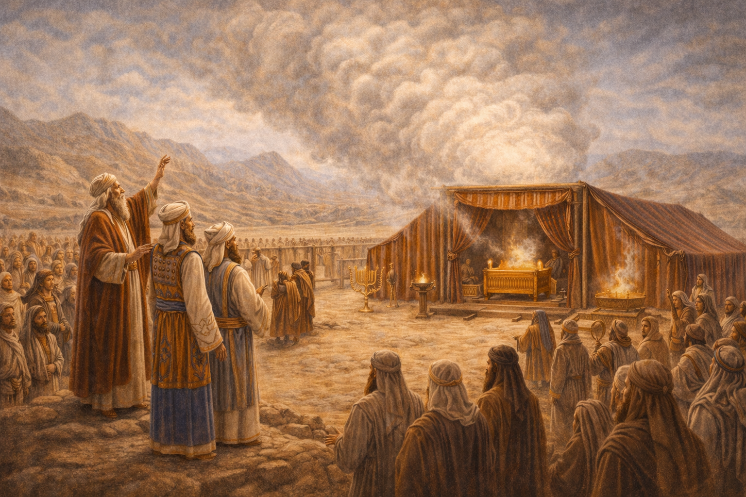 Пкудей - финал книги Исход и установление Святилища