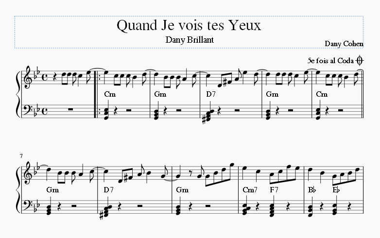 Quand Je vois tes Yeux
