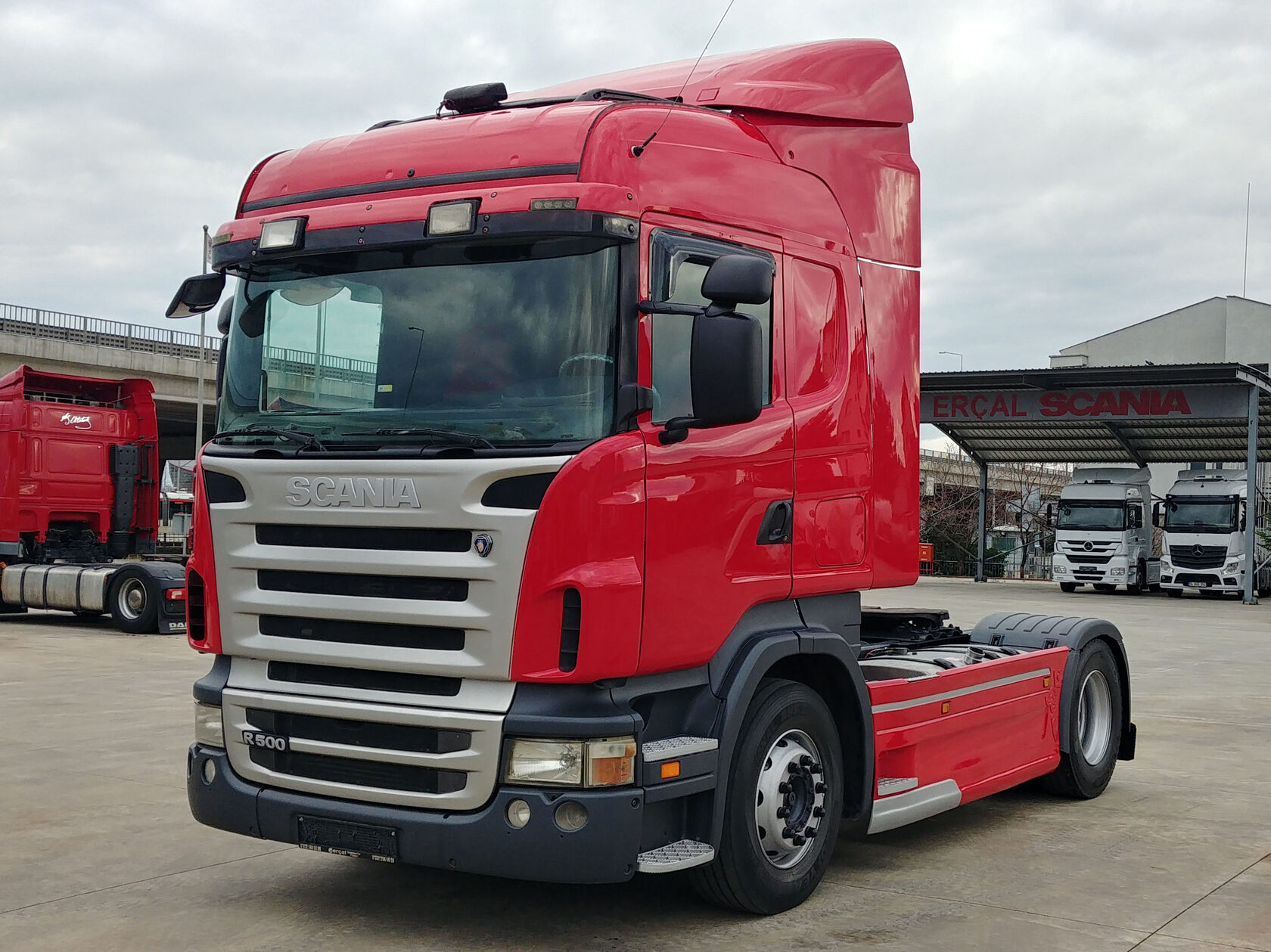 Scania r999 Red Pearl заряженный грузовик кабриолет