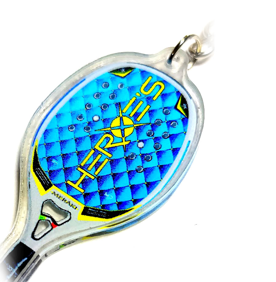 брелок ракетка пляжный теннис, высота 55 мм