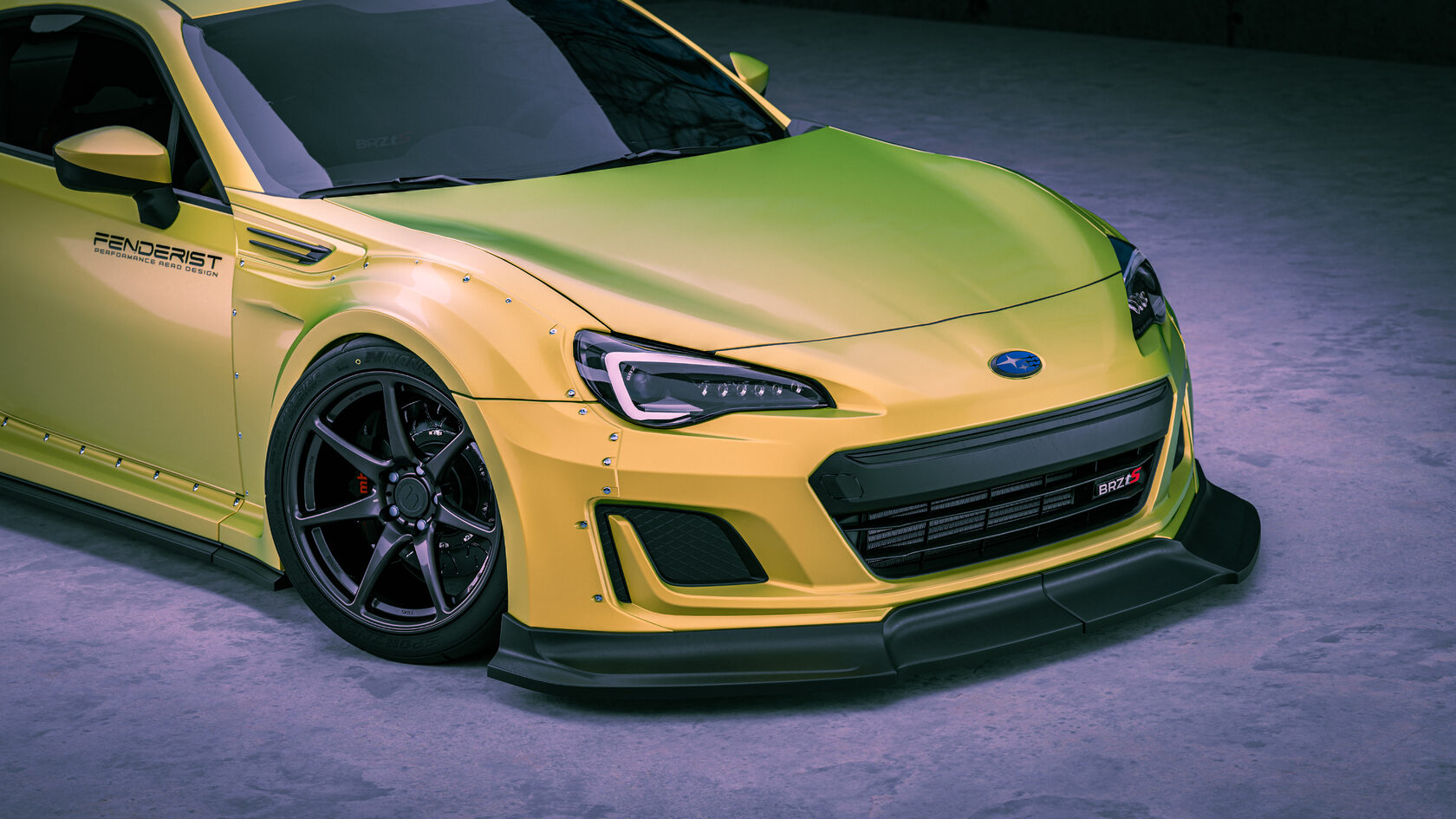 FENDERIST SPEC S FENDER FLARES SET / WIDE BODY KIT SUBARU BRZ 20172020