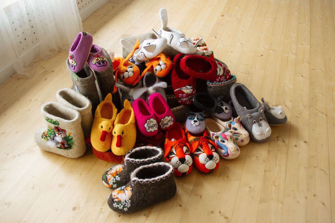 Купить женские валенки красивые модные натуральные - Интернет-магазин ...