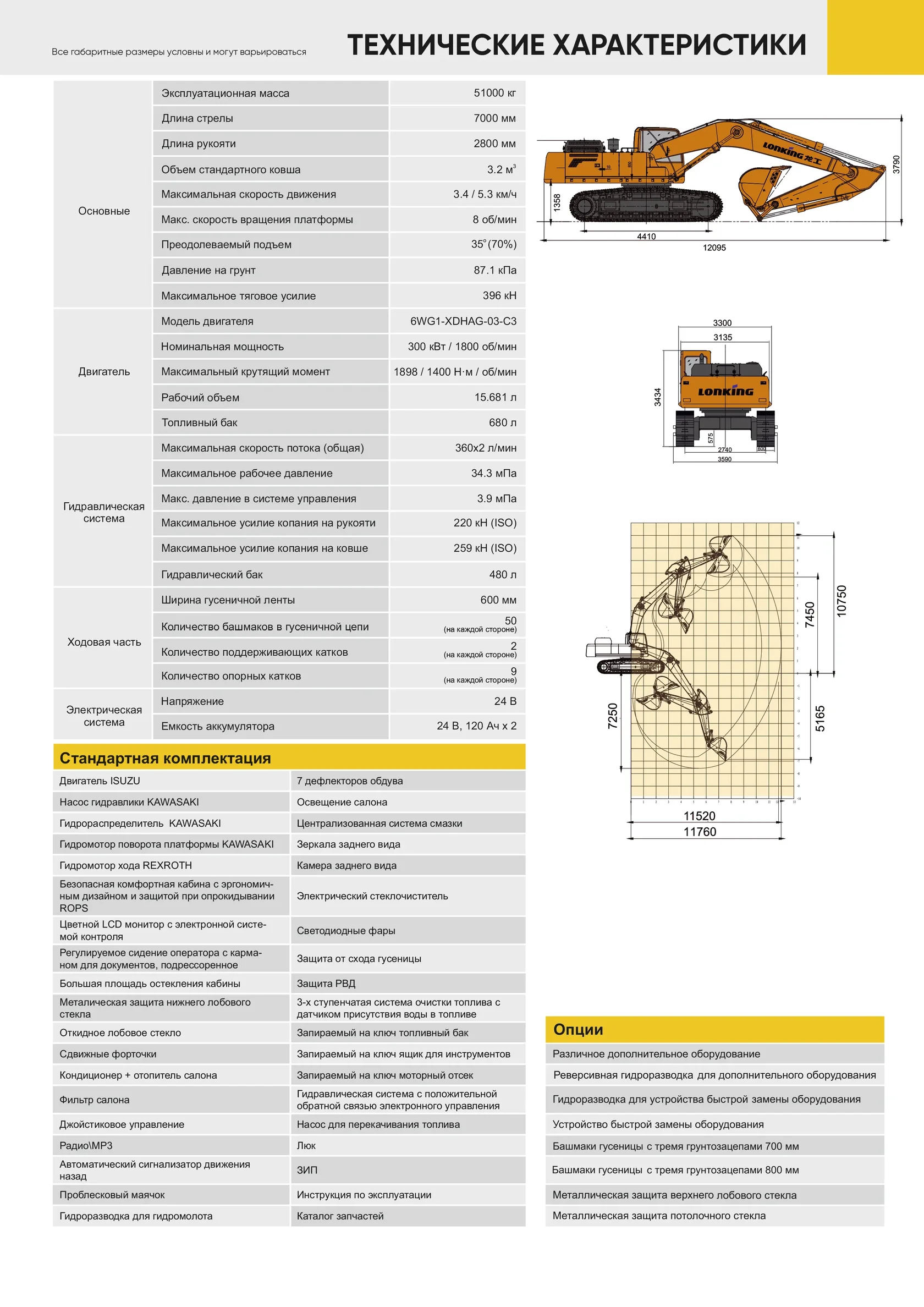 Гусеничный экскаватор LONKING CDM 6550
