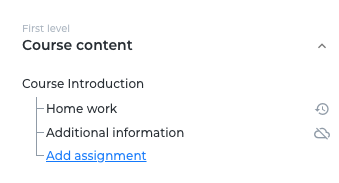 You will easily understand how to create lessons and assignments.