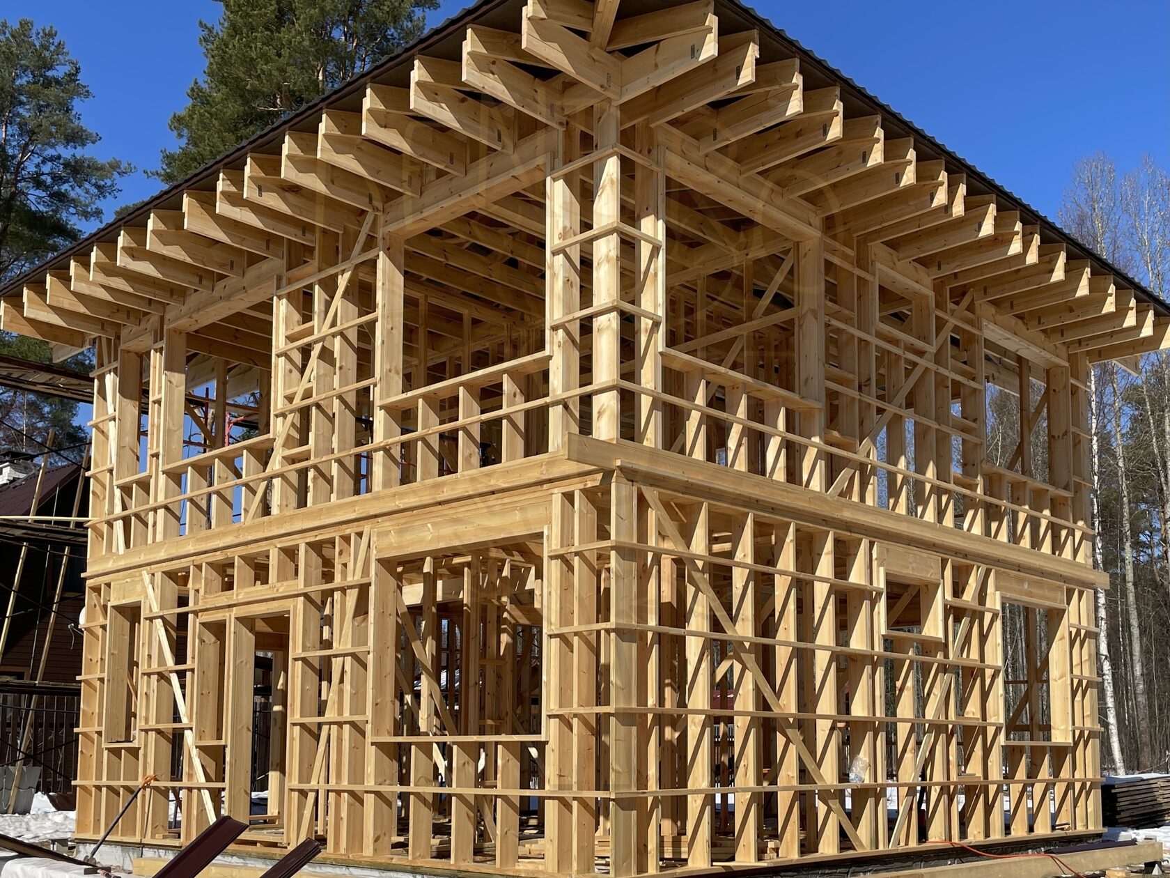 Установить каркасный дом в Геленджика