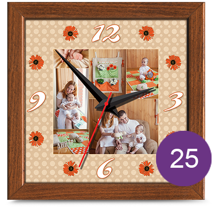 модель керамических часов 25