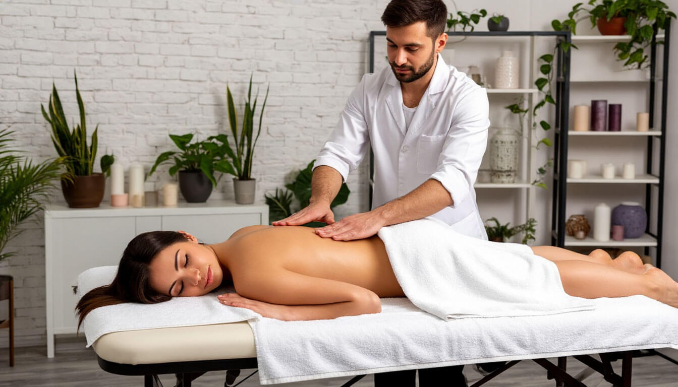 процедура массажа