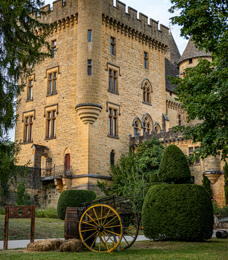 藤田嗣治、【Salon du chateau de Marzac】 Histoire du château