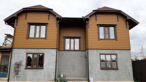 Монтаж металлического сайдинга под брус