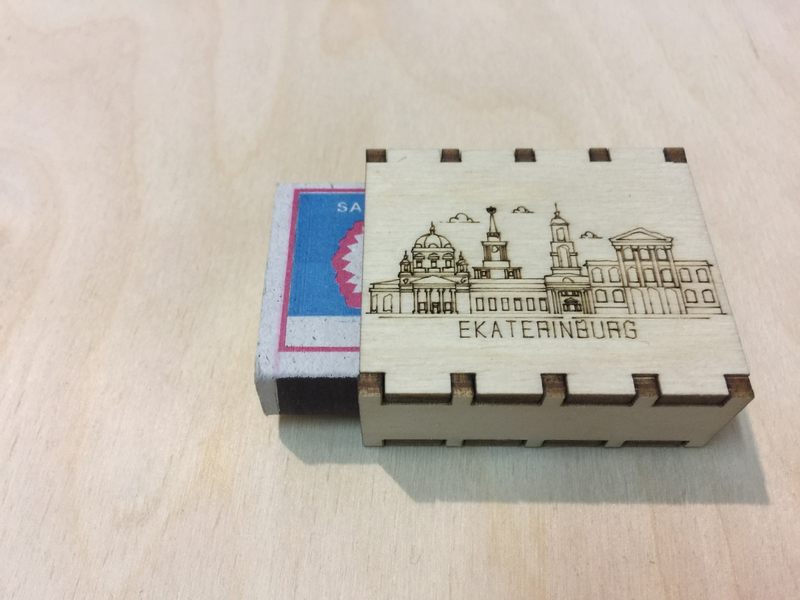 Спички сувенирные на магните города России - Екатеринбург​