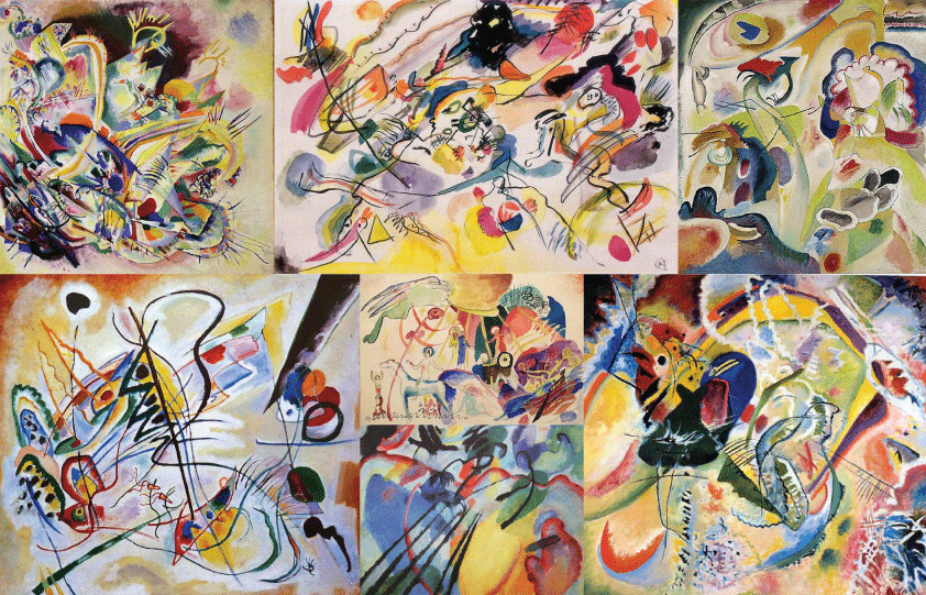 Обои kandinsky interruzione на флизелиновой основе