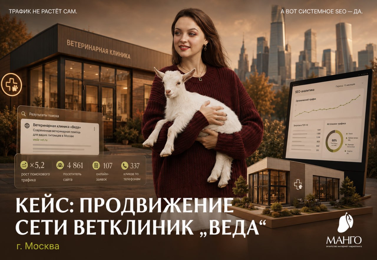 Продвижение ветклиники Москва