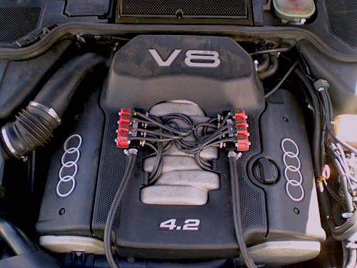 audi альфагаз установка гбо