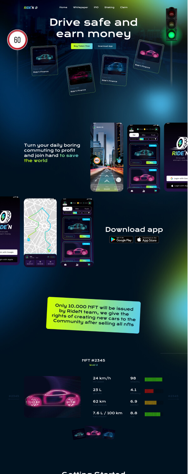 дизайн лендинга