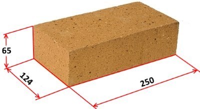 Кирпич шамотный ШБ 8