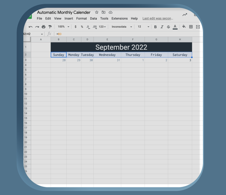 How to Make Google Sheets Templates Calendar and Schedules