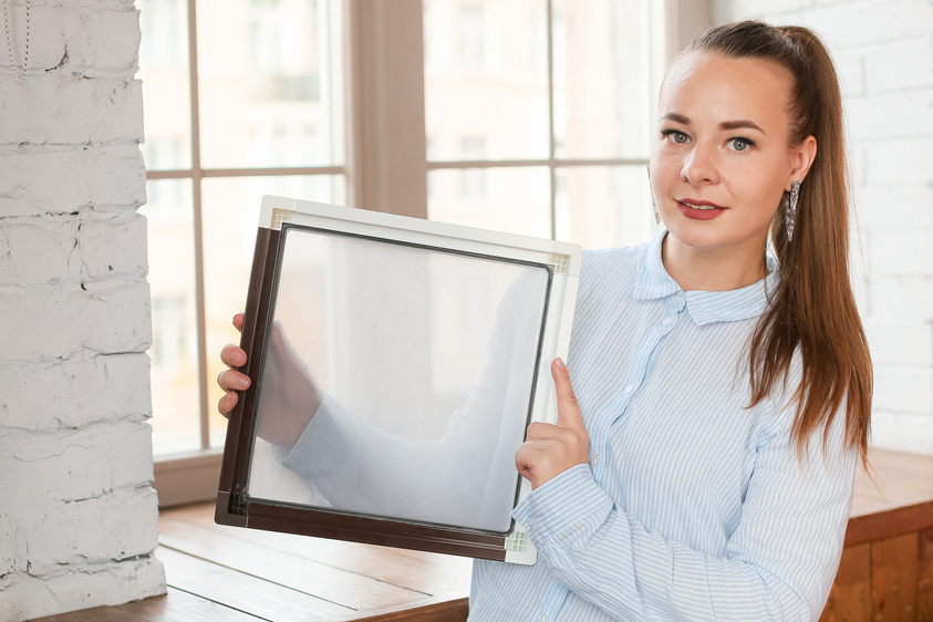 Сетка на окно от пыли, пыльцы и выхлопных газов