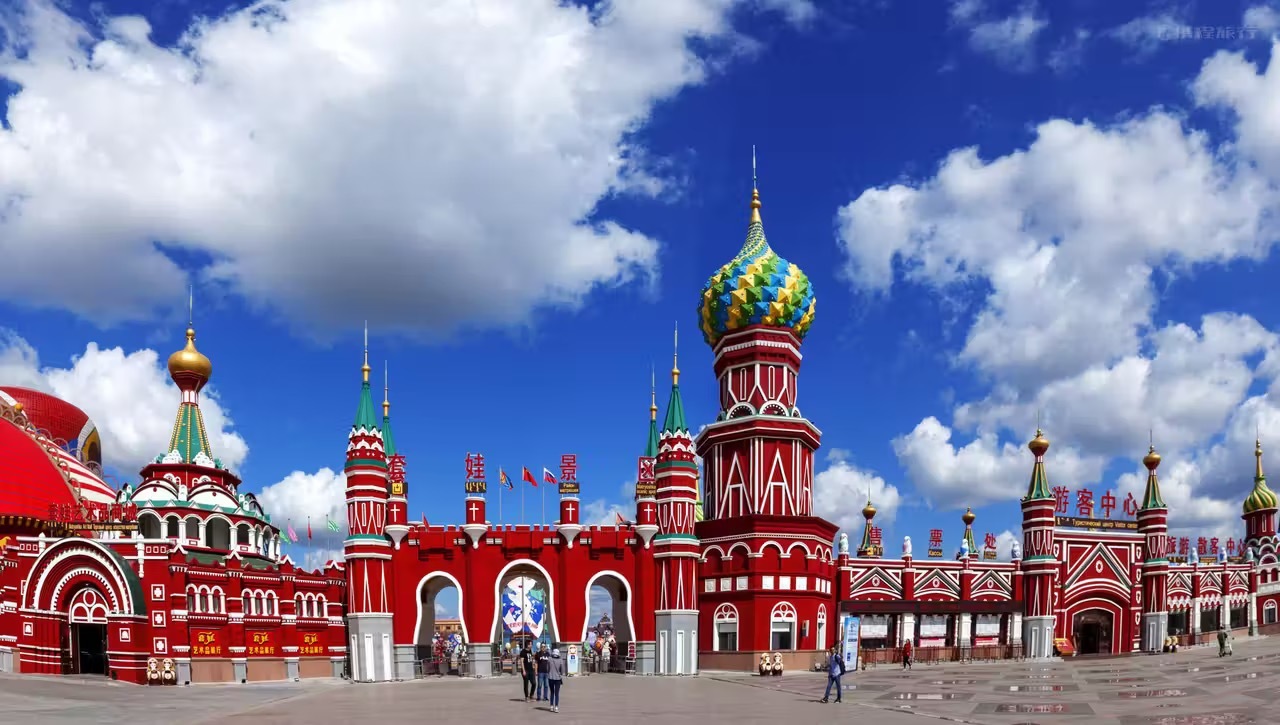 Парк матрешек в Маньчжурии