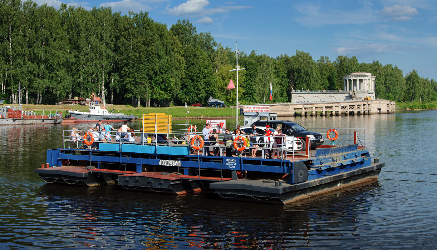 Паромная переправа в Дубне | Просим мост