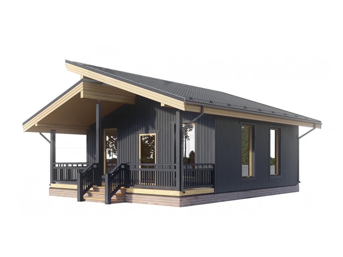 Каркасный дом в Ейске экстерьер Каркасный дом в Ейске экстерьер