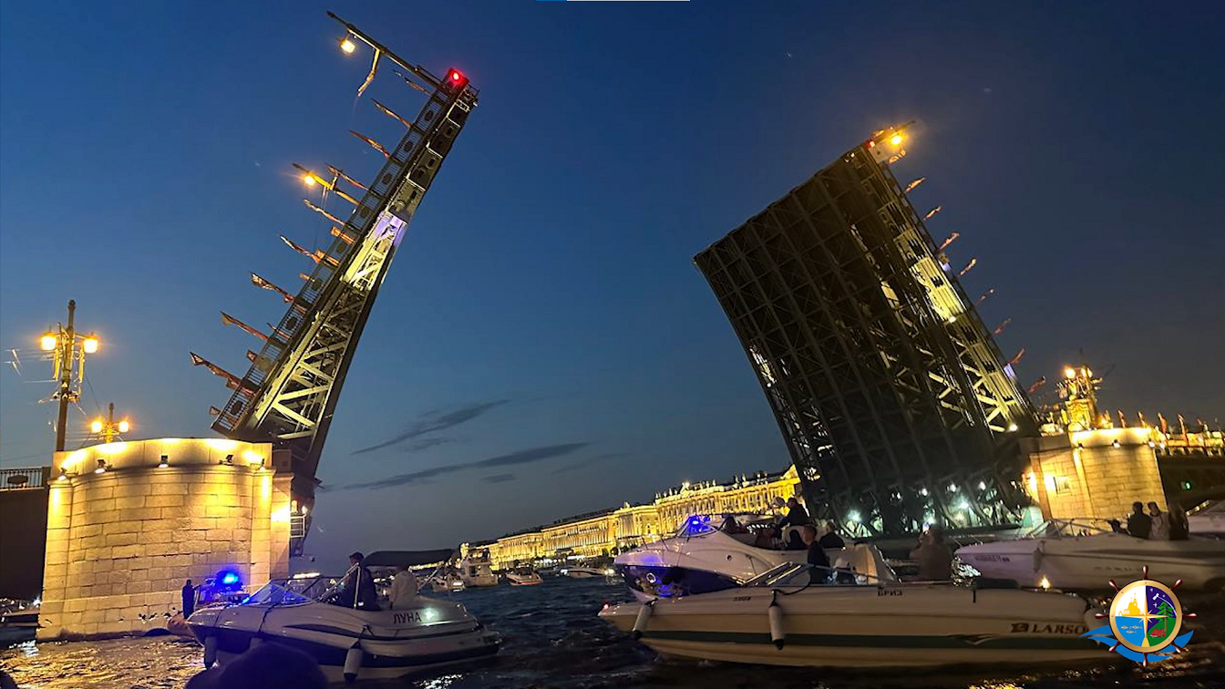 Кружок любителей водного туризма, прогулки на катере в Петербурге