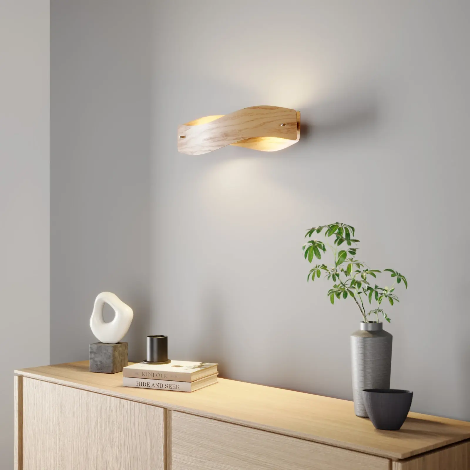 дизайнерский светильник из дуба | Германия