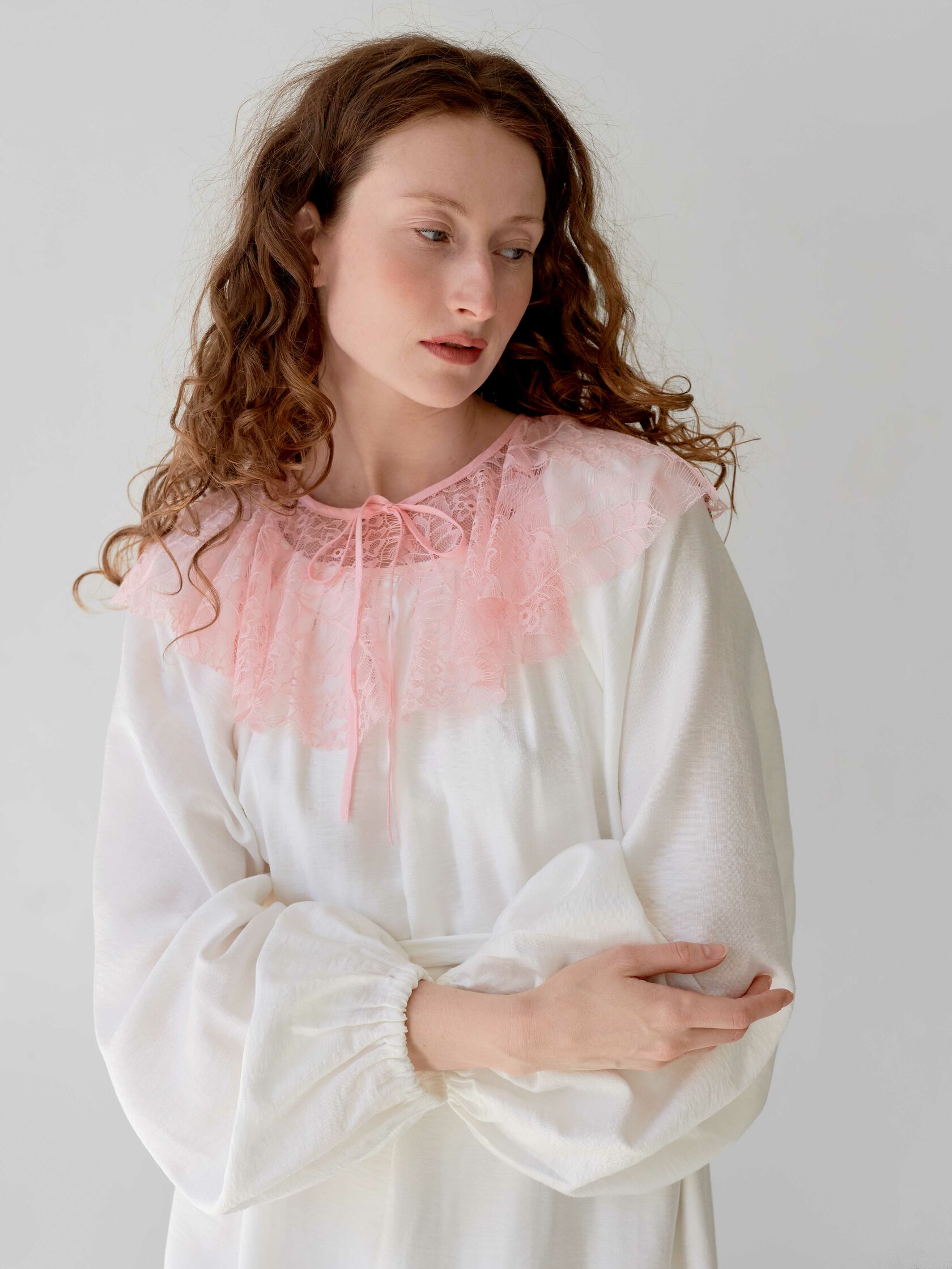 Воротничок "Танцовщицы в розовом"