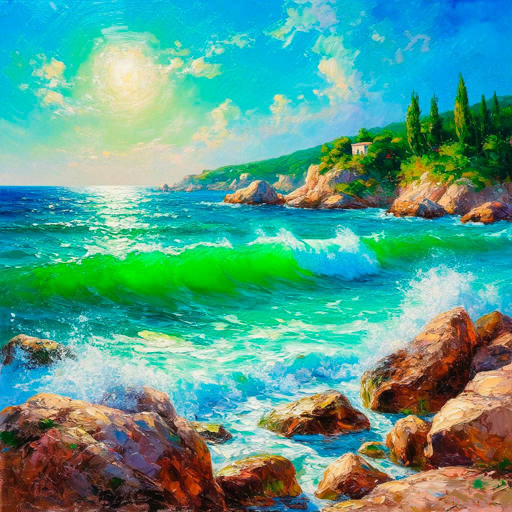 Изумрудное море