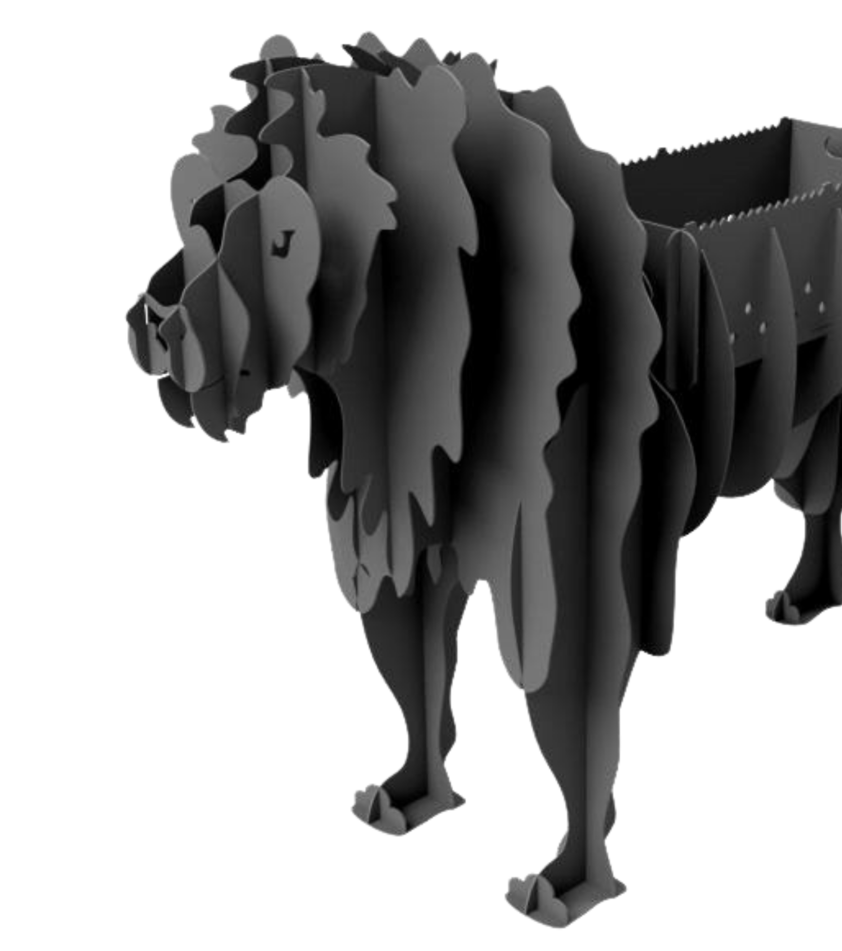 3d мангал в виде льва