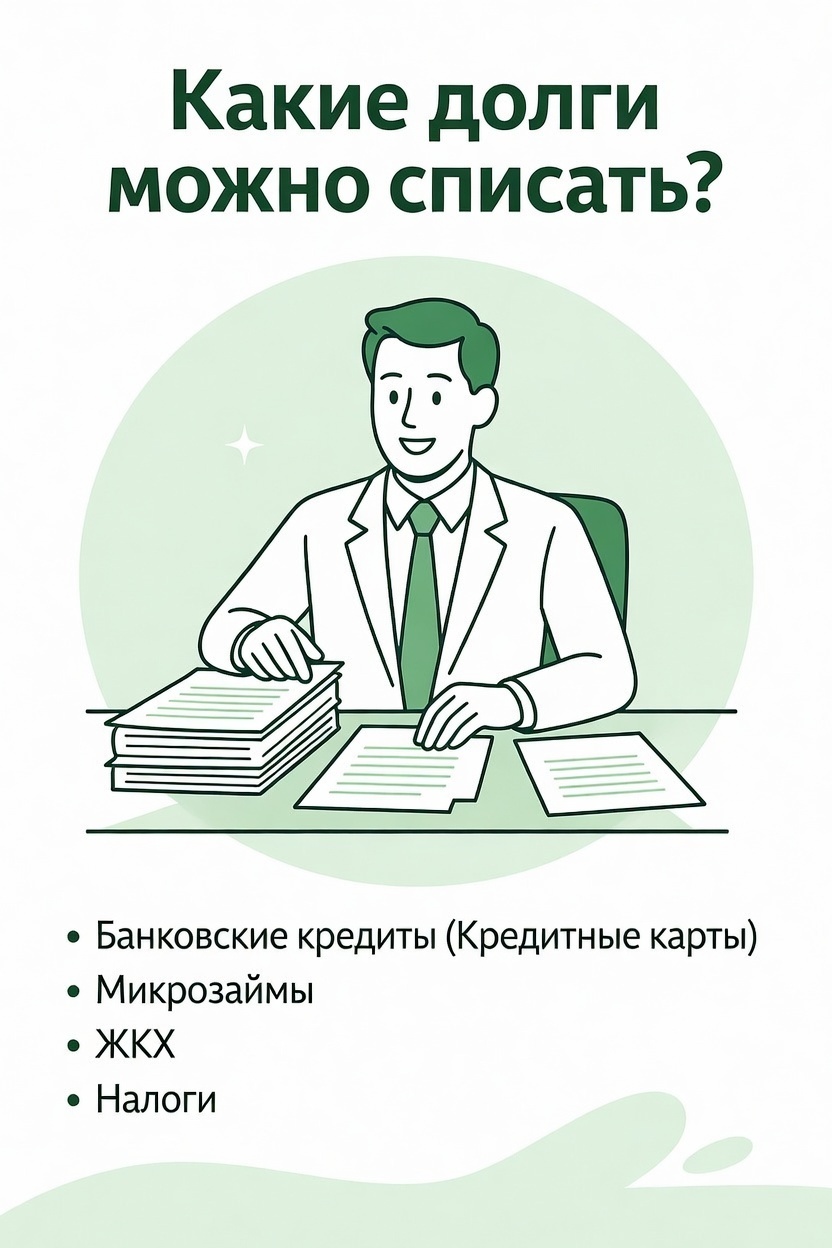 Какие долги можно списать