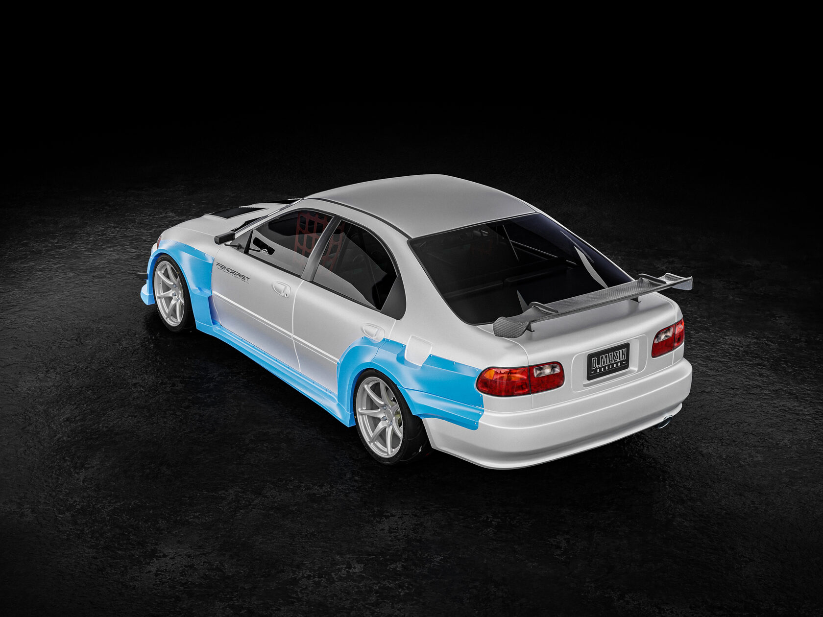 FENDERIST SPEC S Fender Flares Set / WIDE BODY KIT HONDA CIVIC EG SEDAN 9095