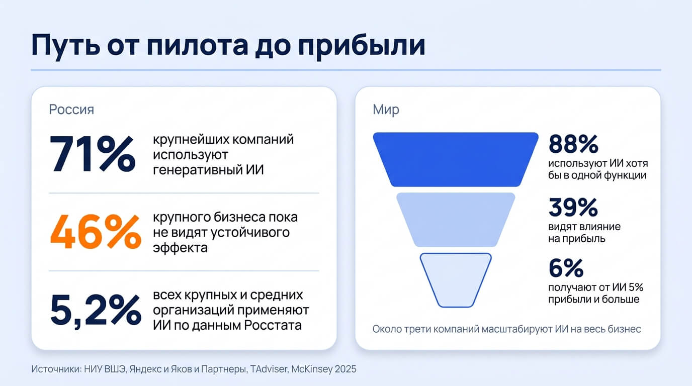 AI приносит прибыль компании