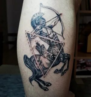 Татуировки со знаком зодиака Стрелец — фото и значения