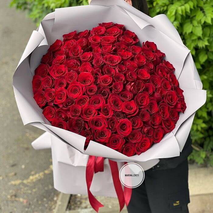 Розы в Пятигорске с доставкой купить недорого - МАРИНА ЦВЕТЫ