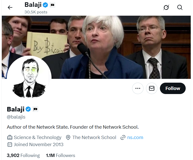 Balaji Srinivasan twitter