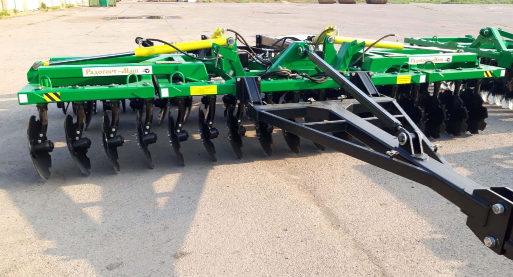 Бороны двухрядные прицепные