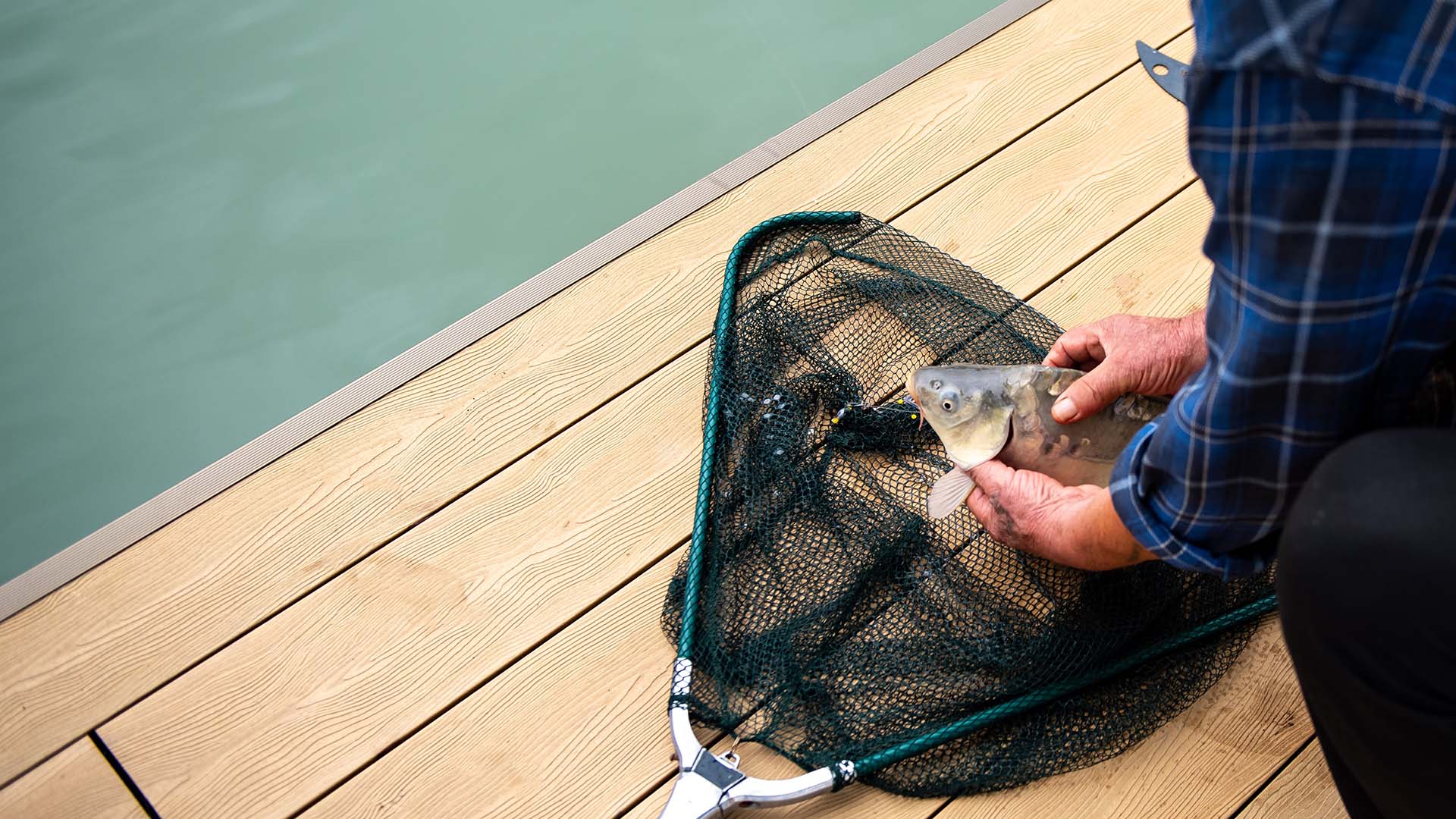 Рыбалка на озере МПарк