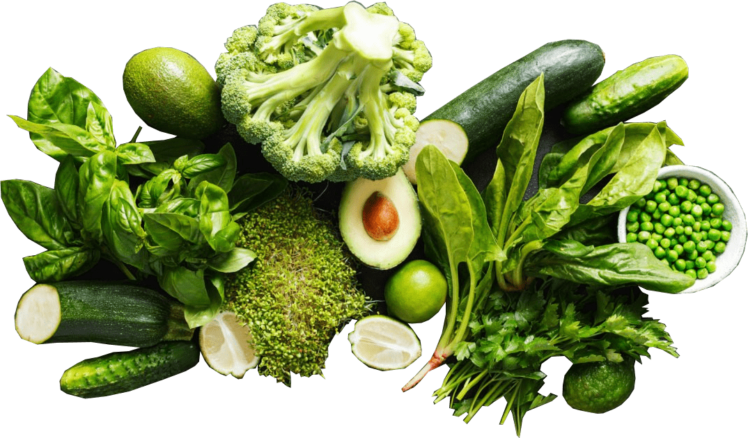 зеленые овощи
