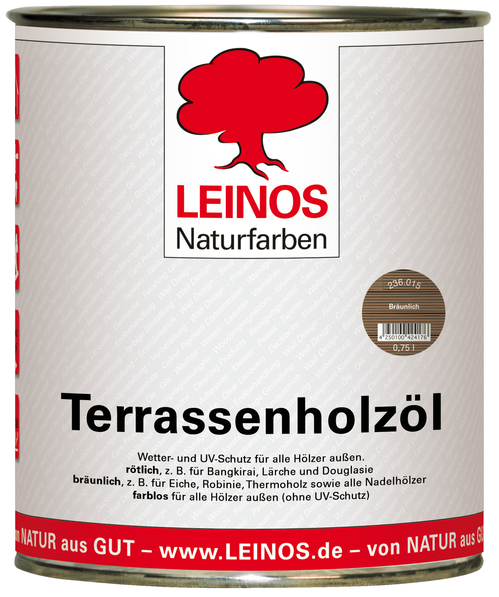 Масло для защиты террас, мебели и других поверхностей, находящихся на открытом воздухе.