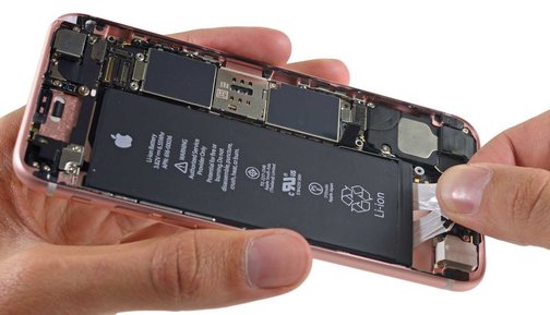 Замена аккумулятора (батареи, АКБ) на iPhone 6S, 6S Plus