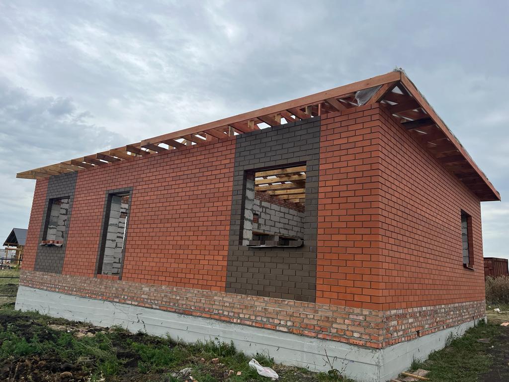 Строительство одноэтажного каменного дома "под ключ" за 3 месяца в Пензенской области по индивидуальному проекту