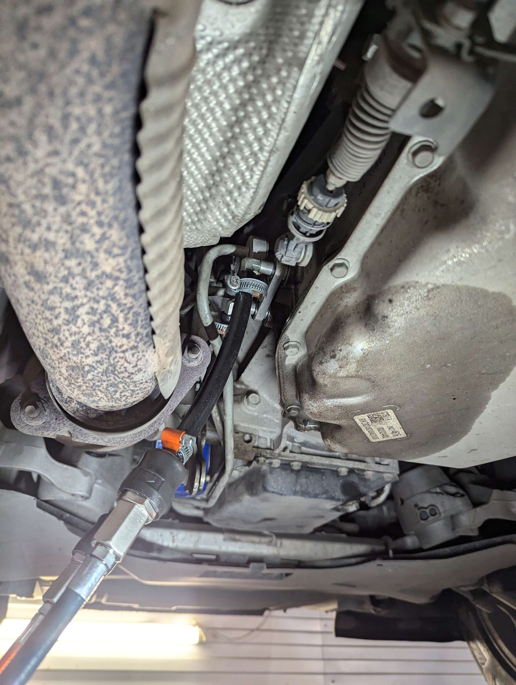 Подключение к охлаждению АКПП Chevrolet