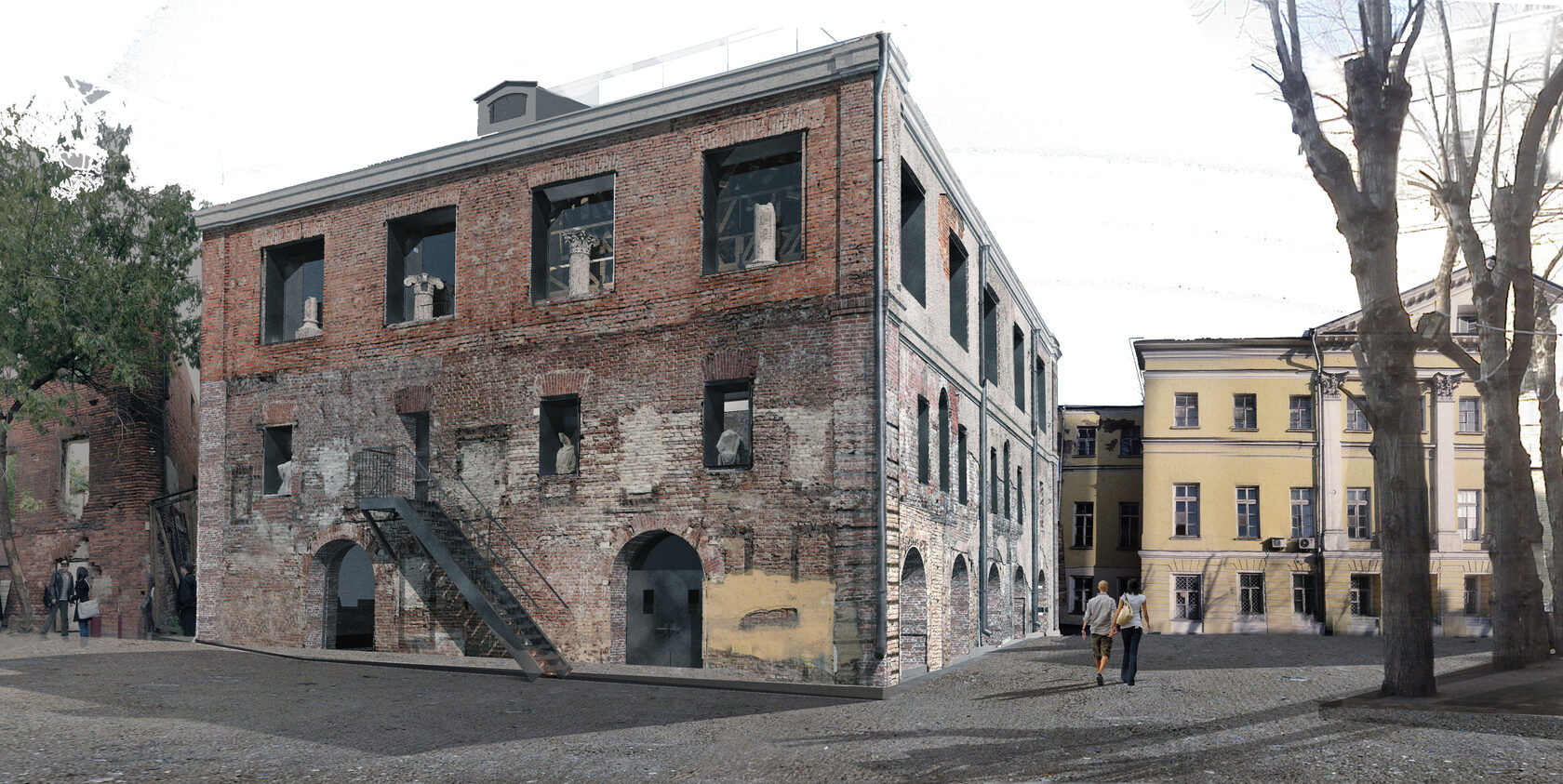 Флигель «Руина» Музея архитектуры имени А. В. Щусева