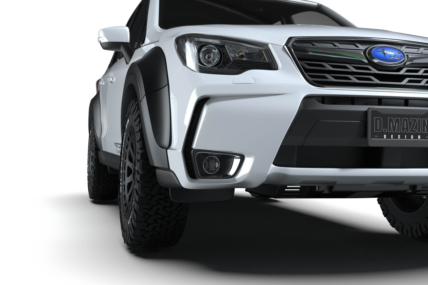 Fender Flares Set / Wide Body Kit Active Vacation SUBARU FORESTER SJ 1418