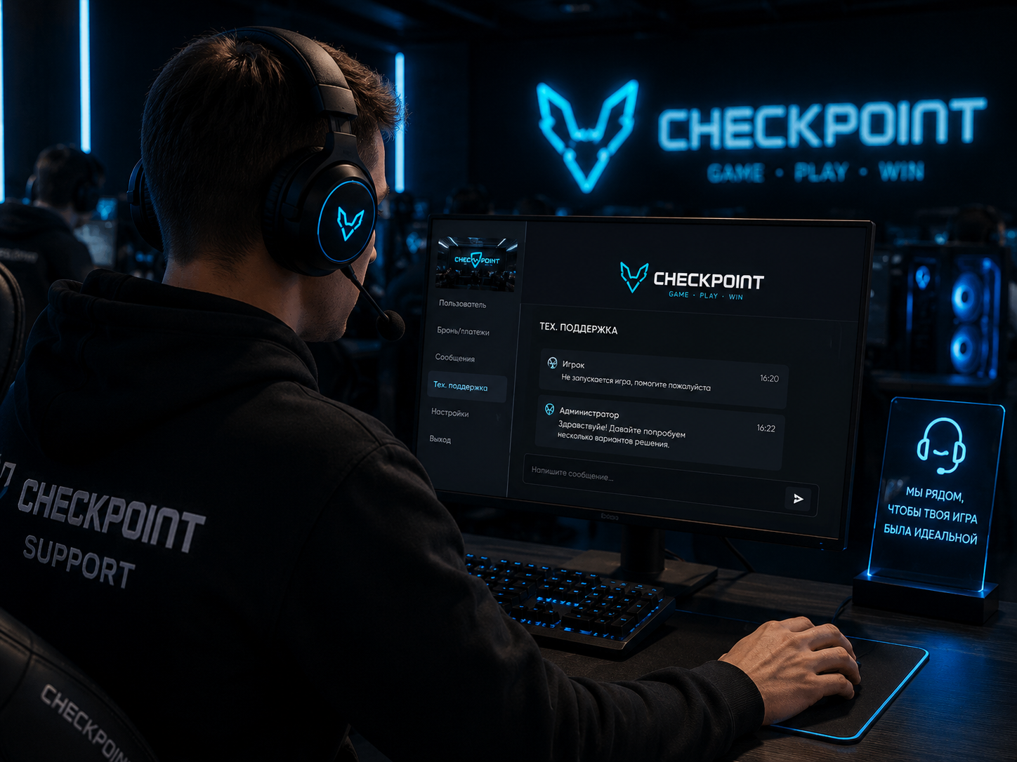 Комфорт — удобные кресла и столы