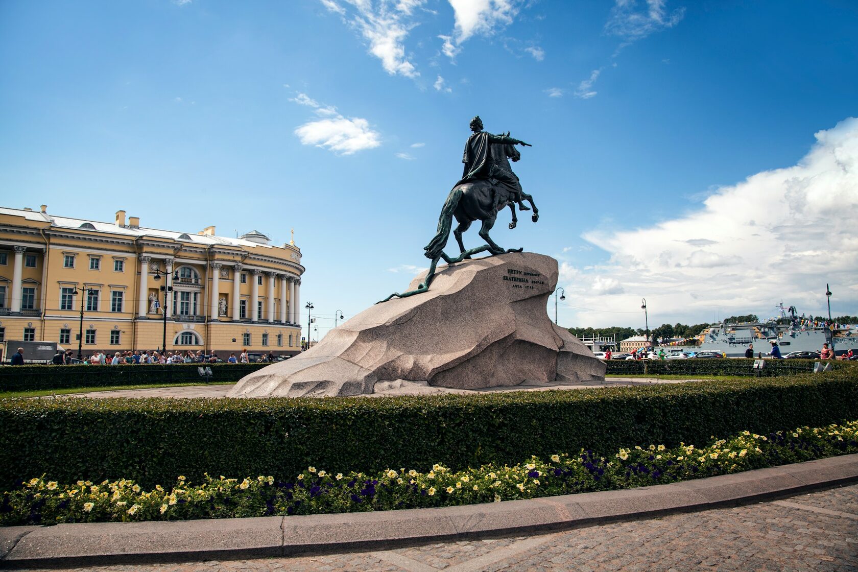 Медный всадник (памятник Петру I) Россия, Санкт-Петербург, Сенатская площадь