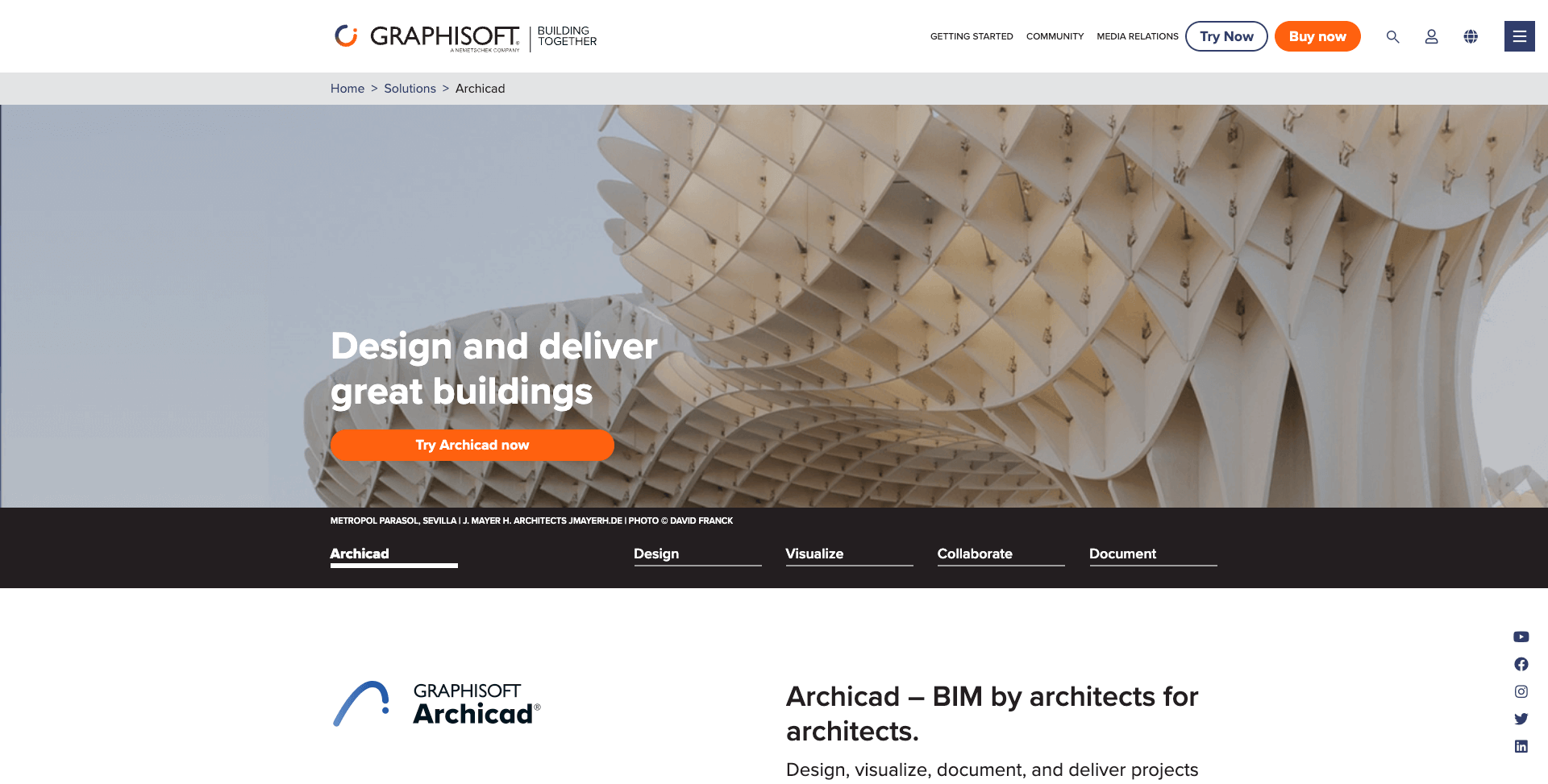 Archicad 25: Develop high-quality architecture projects using Archicad 25, which features symbol libraries for easy placement of objects. 