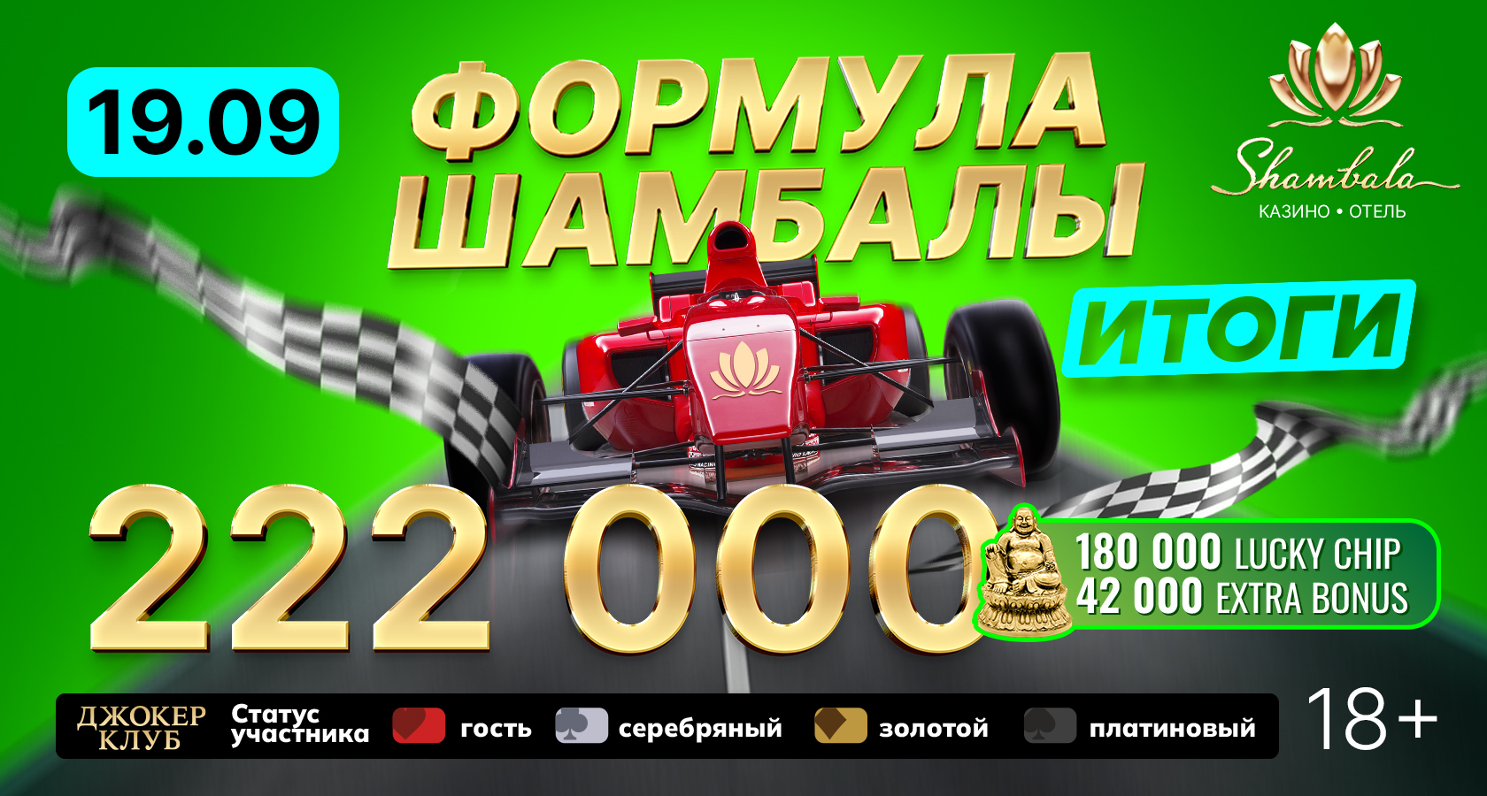 Формула Шамбалы итоги — 19 сентября